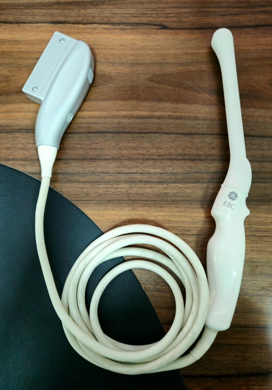 GE E8C Endocavitary Ultrasound Probe Transducer Tested Working w/ Test Images