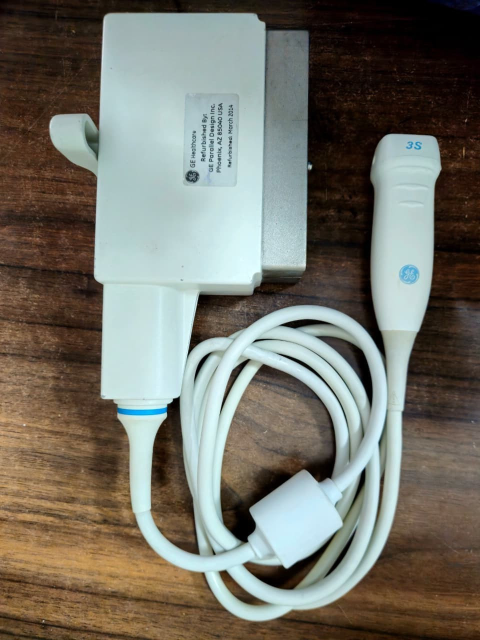GE Healthcare 3S Phased Array Ultrasound Probe REF 2323337