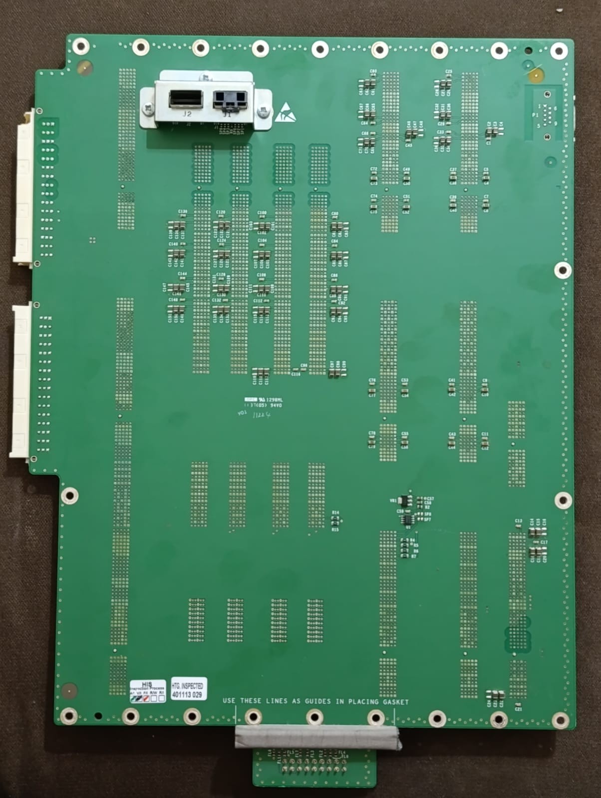 GE 5393910-D JUNEAU BACKPLANE BOARD 5393911 REV 3 FOR LOGIQ E9 ULTRASOUND