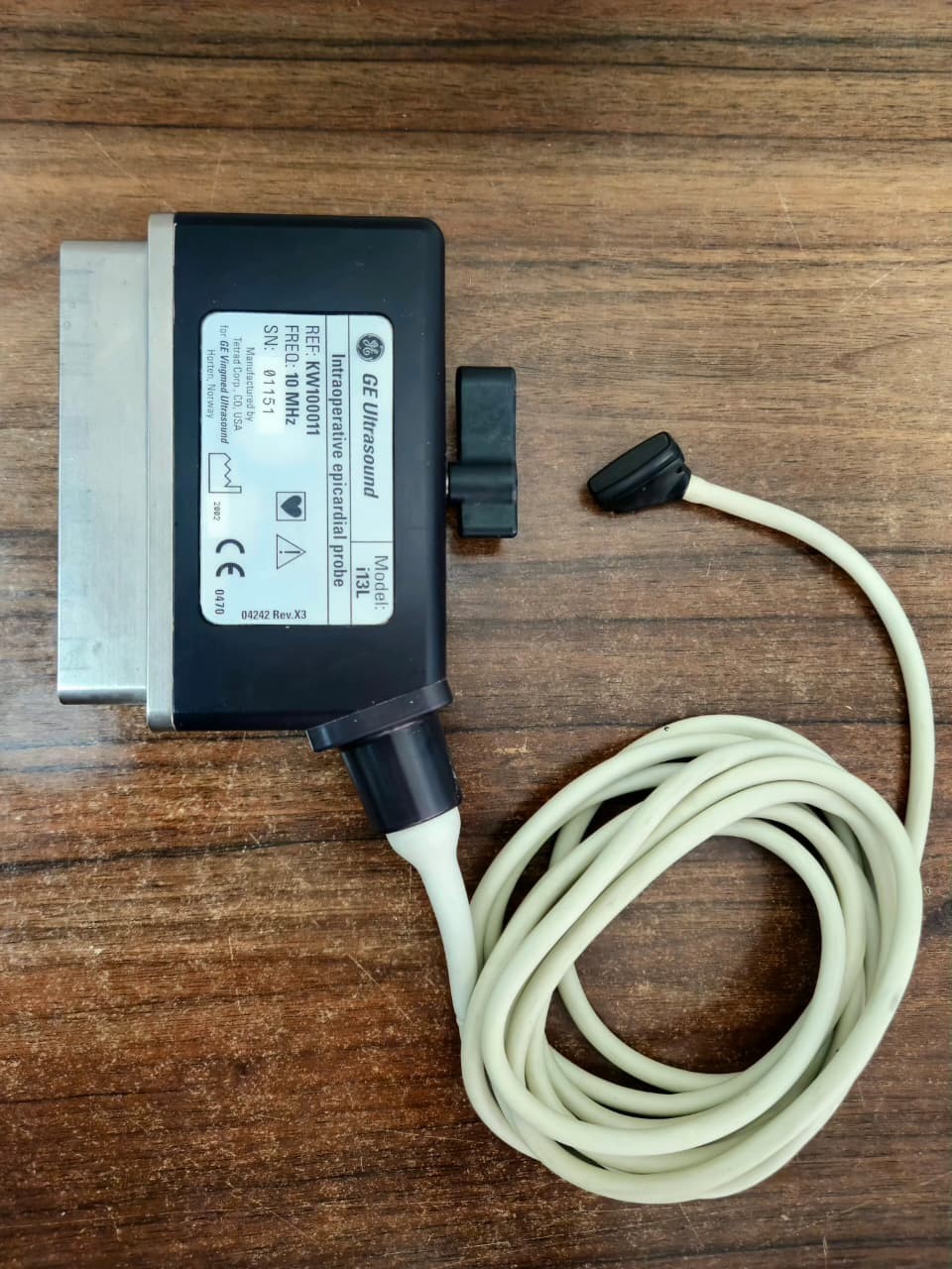 GE i13L 10MHz Intraoperative Epicardial Probe Vivid 7 Vivid E9 KW100011