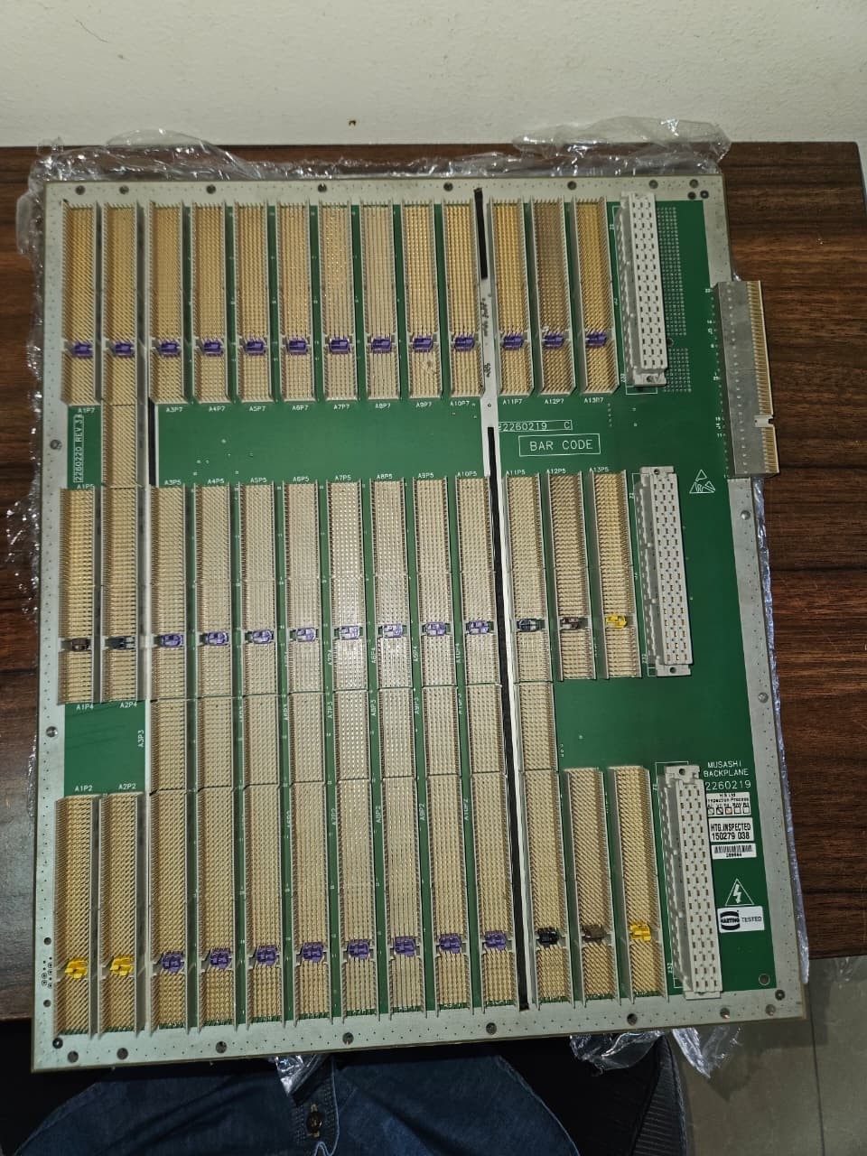 GE Logiq 9 Ultrasound Front End Musashi Backplane 2260219 / 2260220