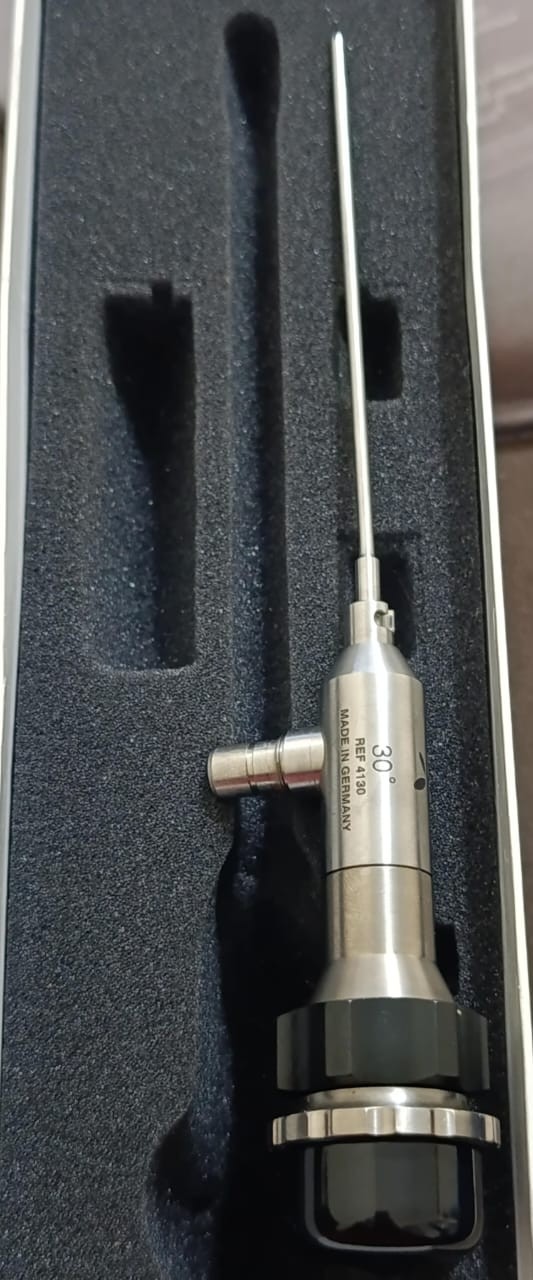 Smith & Nephew NEEDLESCOPE 2.7MM 30 DEG, 25MM FOCAL LENGTH 4130F S/N HG961076