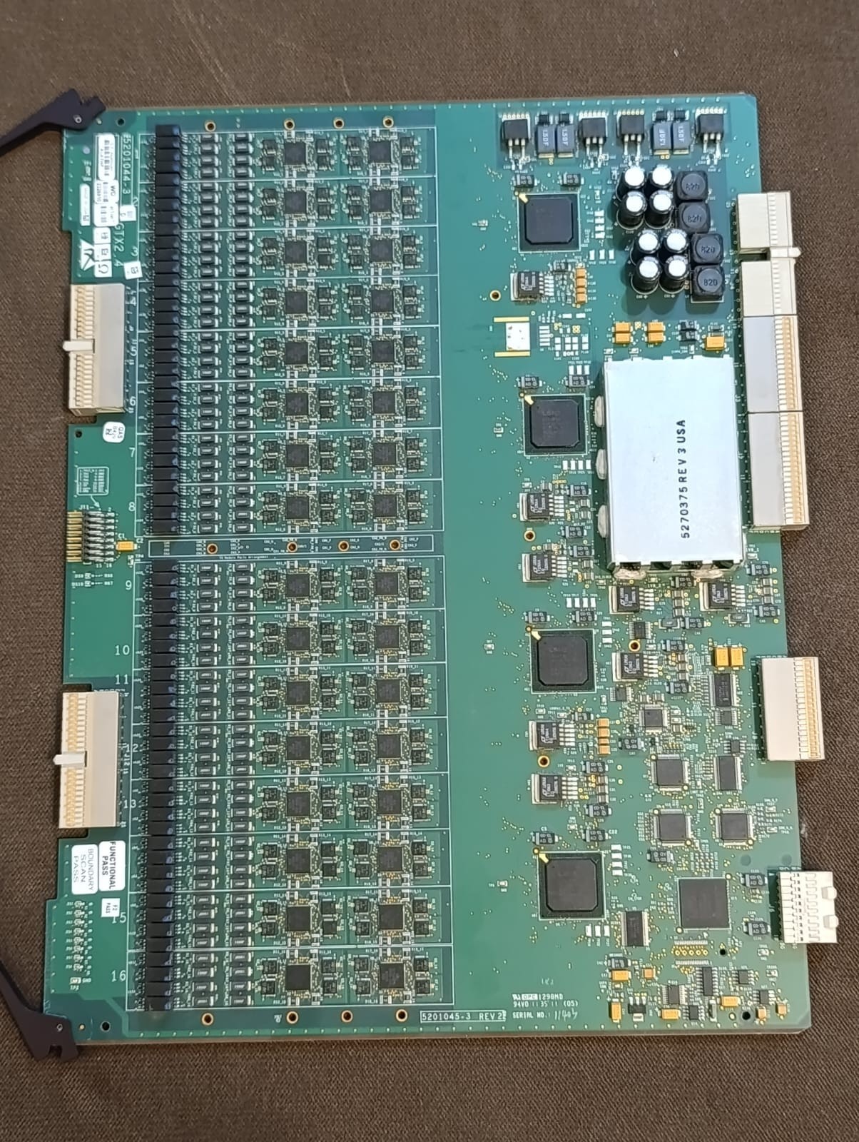 GE Logiq E9 / Vivid E9 Ultrasonic GTX 2.4 Board, Part No 5201045-3 S/N 11174