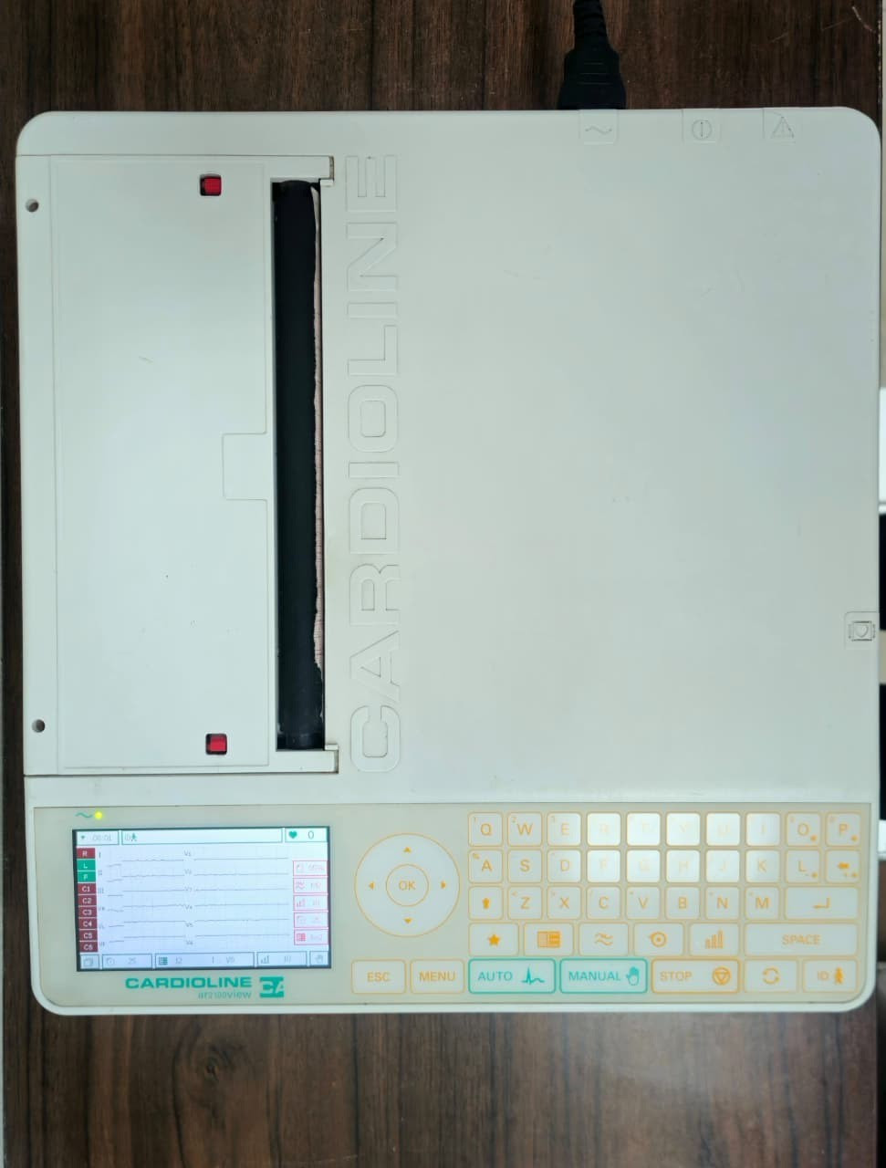 Cardioline ar2100view 12-Lead ECG Machine EKG Electrocardiograph without Leads