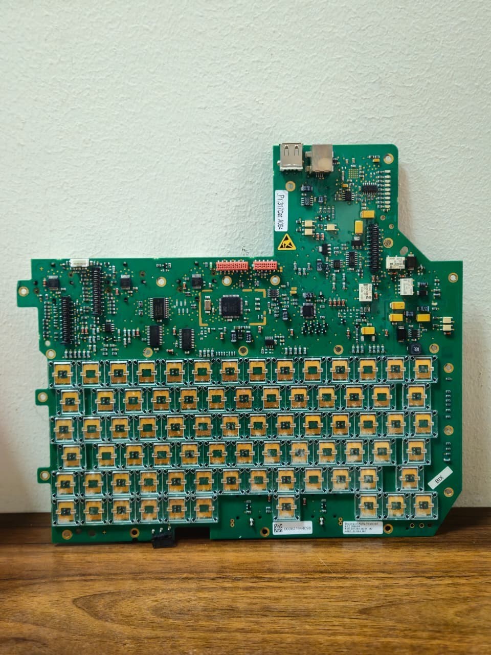 Siemens Acuson Antares Ultrasound Alpha Keyboard PCB Assembly | 500405901
