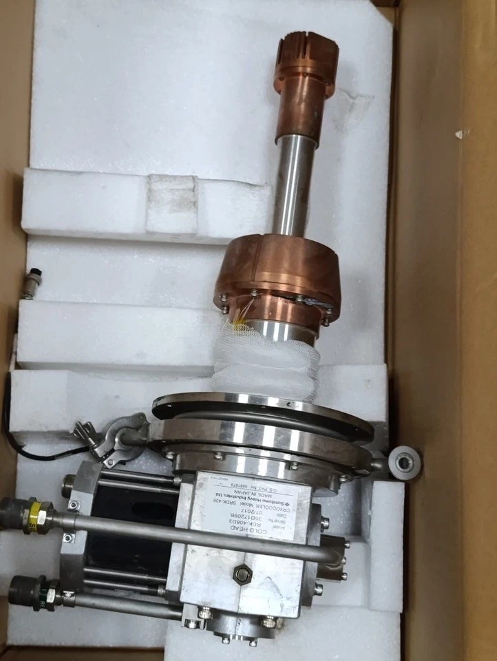 Sumitomo RDK-408 Series Cryocooler Cold Head - Tested, Powers On, Working Condit