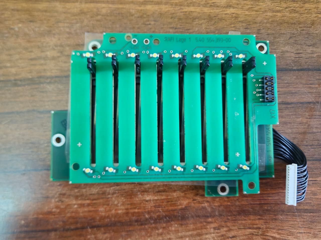 RAFI Lage 1 5.40.554.087-02 PCB Board with Slide Potentiometers